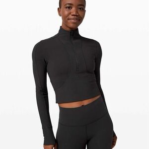lululemon athletica Black Crop Top